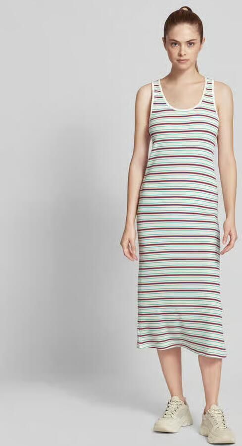 Tom Tailor Denim Midi-jurk met ronde hals - Foto 2
