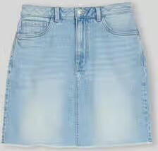 Tom Tailor Denim mini-jeansrok met open zoom