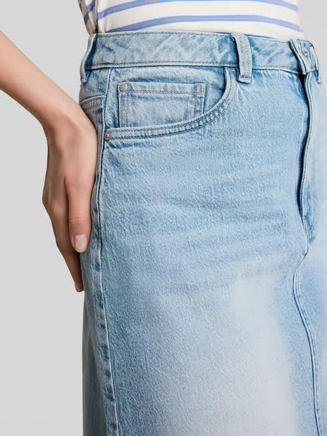 Tom Tailor Denim mini-jeansrok met open zoom