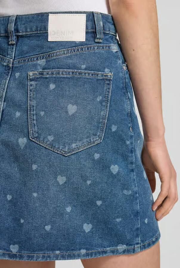 Tom Tailor Denim Mini-jeansrok van puur katoen