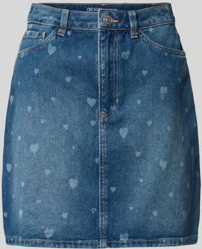 Tom Tailor Denim Mini-jeansrok van puur katoen - Foto 2