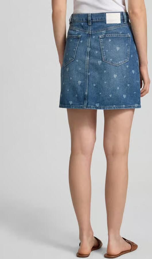 Tom Tailor Denim Mini-jeansrok van puur katoen - Foto 3