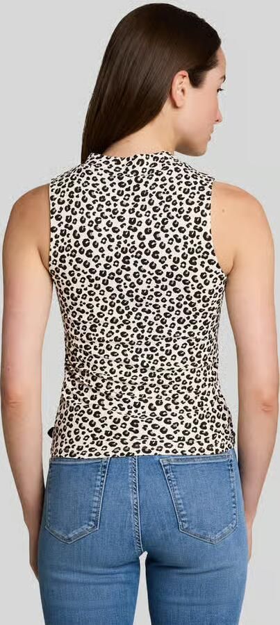 Tom Tailor Denim Slim fit blousetop van viscosemix - Foto 3