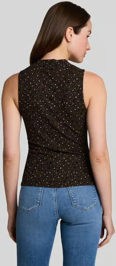 Tom Tailor Denim Slim fit blousetop van viscosemix - Foto 3