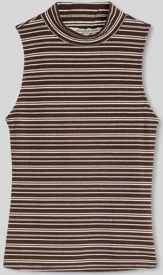 Tom Tailor Denim Slim fit blousetop van viscosemix