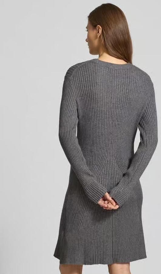 Tom Tailor Denim Nauwsluitende tricotjurk van viscosemix - Foto 2