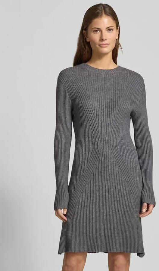 Tom Tailor Denim Nauwsluitende tricotjurk van viscosemix - Foto 3