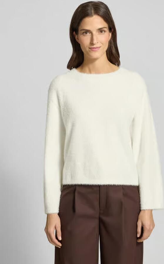 Tom Tailor Denim Oversized gebreide pullover met extra brede schouders model 'FEATHER' - Foto 2