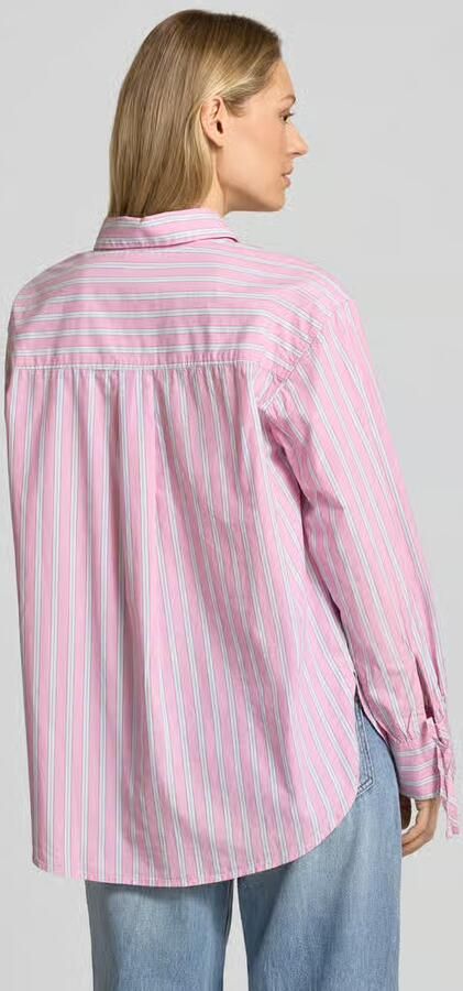 Tom Tailor Denim Oversized overhemdblouse van puur katoen - Foto 4