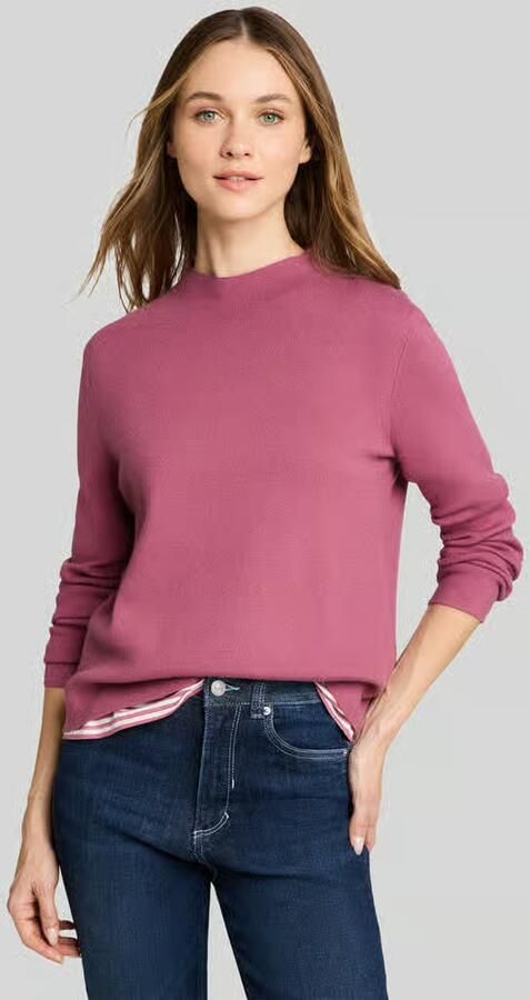 Tom Tailor Denim Pullover met mock neck - Foto 2