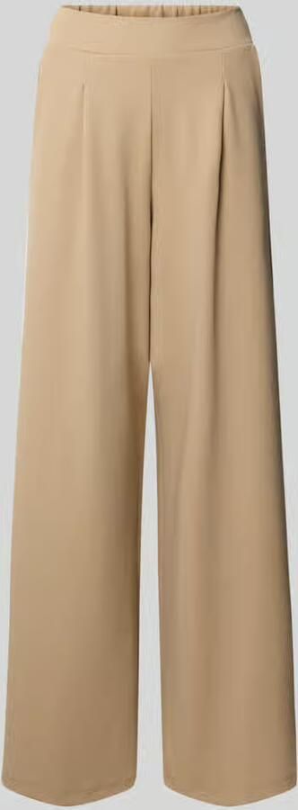 Tom Tailor Denim Regular fit bandplooibroek met elastische band