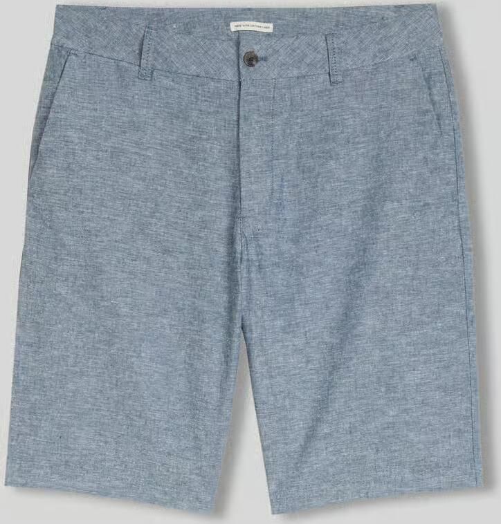 Tom Tailor Denim regular fit bermuda van mix van linnen en katoen - Foto 2