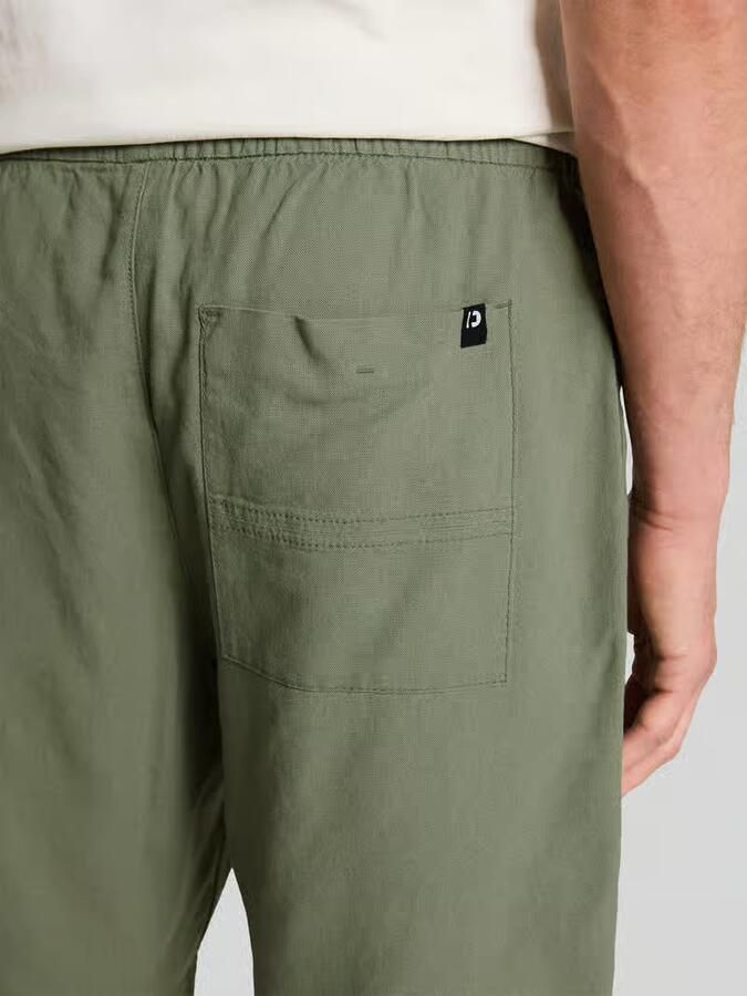 Tom Tailor Denim regular fit bermuda's van mix van viscose en linnen