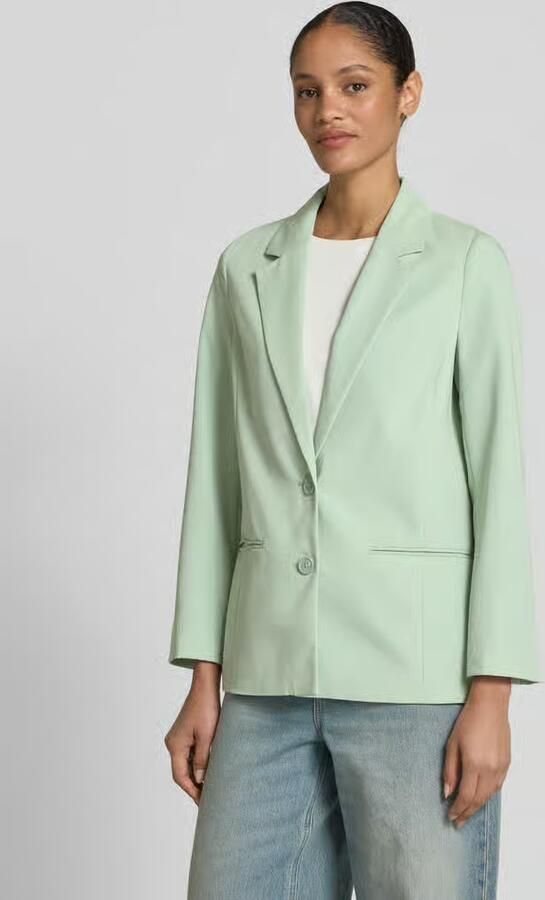 Tom Tailor Denim Regular fit blazer met 2-knoopssluiting - Foto 2