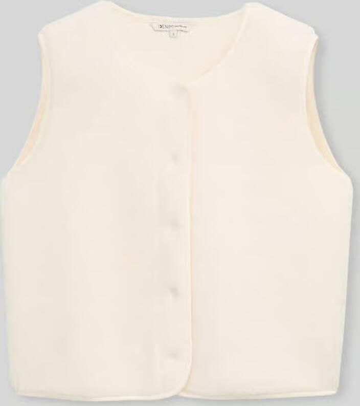 Tom Tailor Denim Regular fit bodywarmer met drukknopen