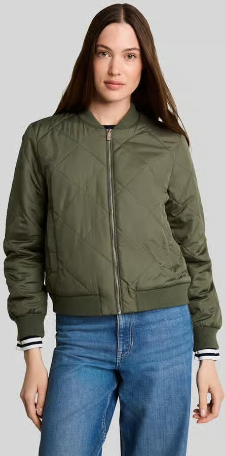 Tom Tailor Denim Regular fit bomberjack met ribboordjes - Foto 2