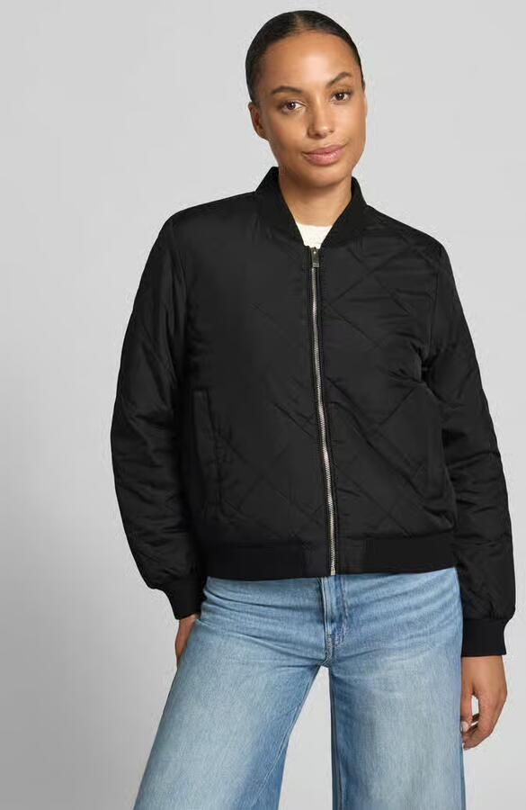 Tom Tailor Denim Regular fit bomberjack met ribboordjes