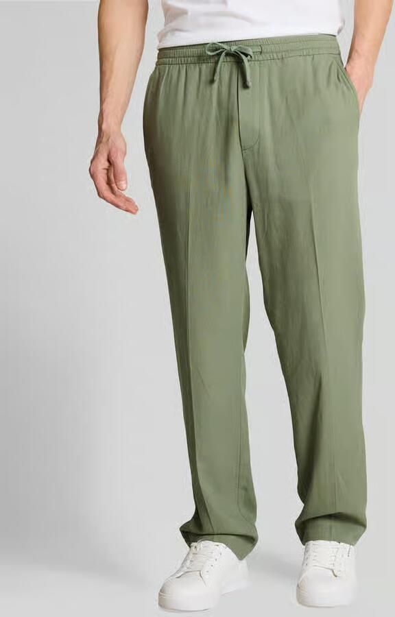 Tom Tailor Denim regular fit broek van mix van viscose en linnen - Foto 2