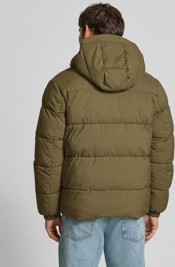 Tom Tailor Denim Gewatteerd regular fit jack met capuchon - Foto 3