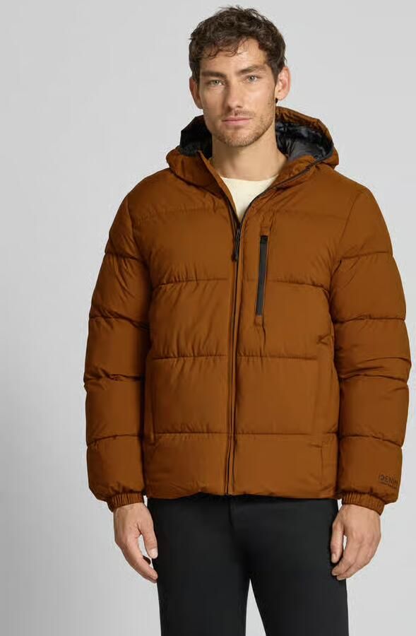 Tom Tailor Denim Gewatteerd regular fit jack met capuchon - Foto 2
