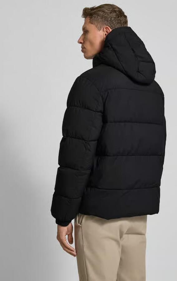 Tom Tailor Denim Gewatteerd regular fit jack met capuchon