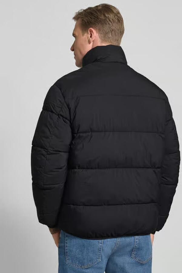 Tom Tailor Denim Regular fit gewatteerd jack met opstaande kraag