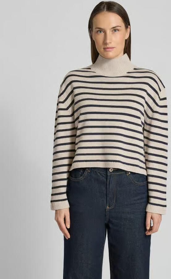Tom Tailor Denim Regular fit Col Pullover van Katoenmix - Foto 2