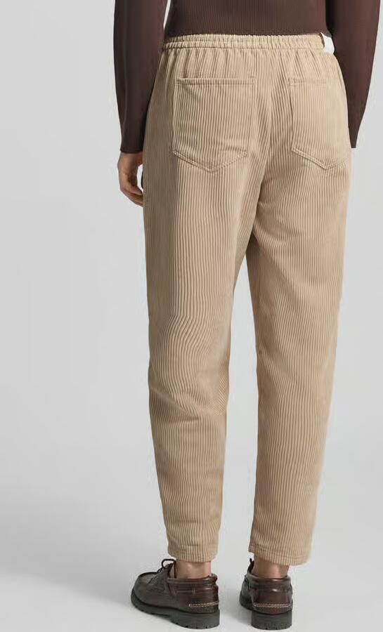 Tom Tailor Denim Regular fit corduroy broek met elastische band