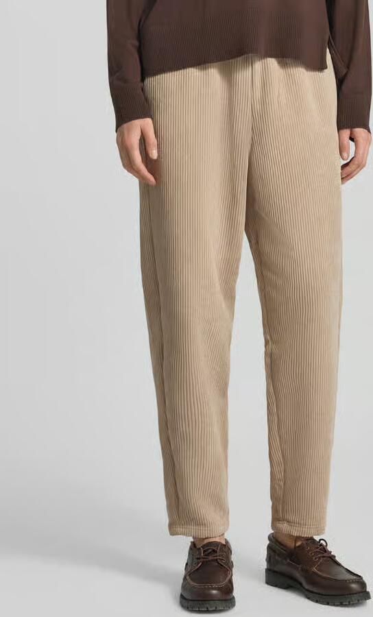 Tom Tailor Denim Regular fit corduroy broek met elastische band - Foto 2