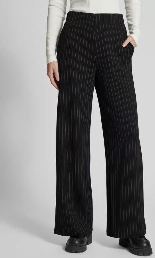 Tom Tailor Denim Regular fit culotte met krijtstreep - Foto 2