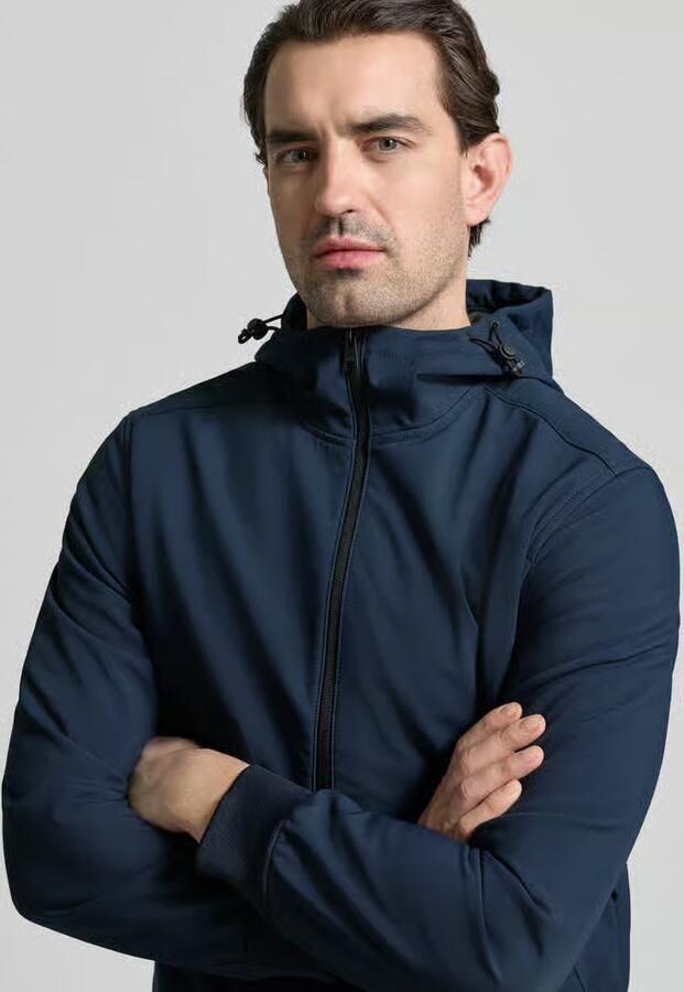 Tom Tailor Denim Regular fit functioneel jack met capuchon - Foto 2