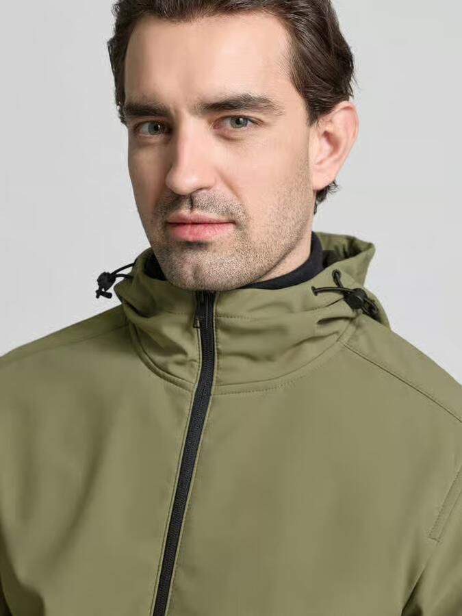 Tom Tailor Denim Regular fit functioneel jack met capuchon - Foto 2