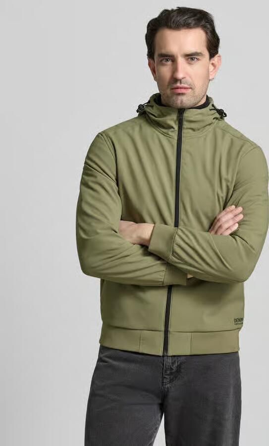 Tom Tailor Denim Regular fit Functioneel jack met Capuchon - Foto 3