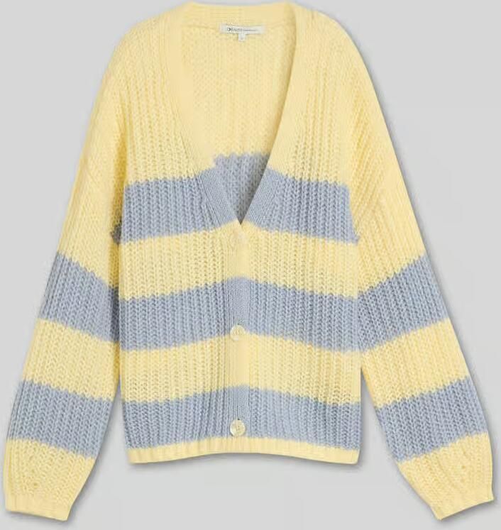 Tom Tailor Denim Regular fit gebreid jack met zijsplitten