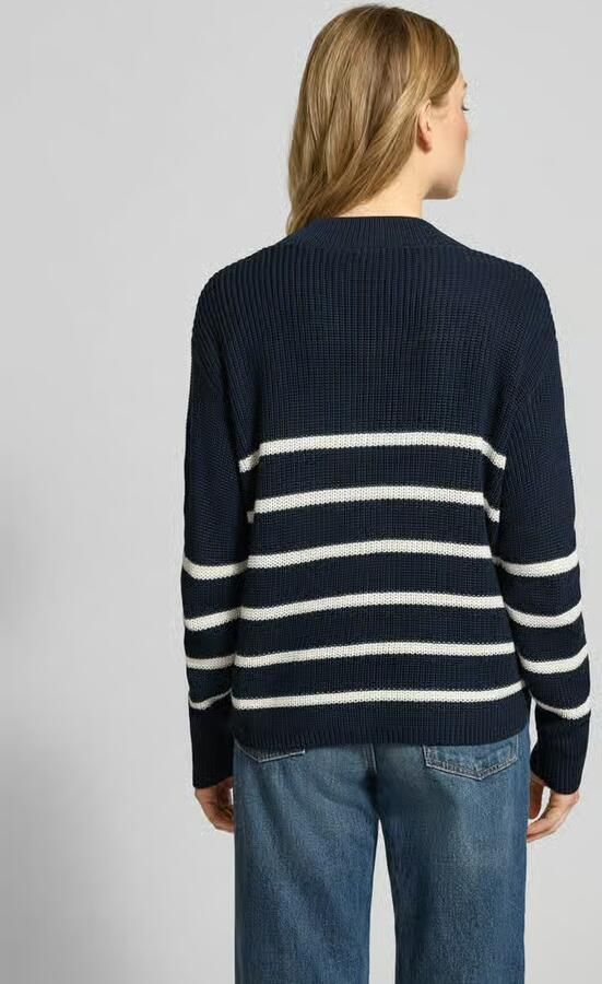 Tom Tailor Denim Cardigan met breistructuur en knoopsluiting