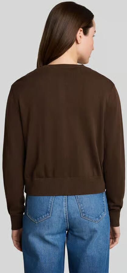 Tom Tailor Denim Regular fit gebreid jack van katoenmix - Foto 3