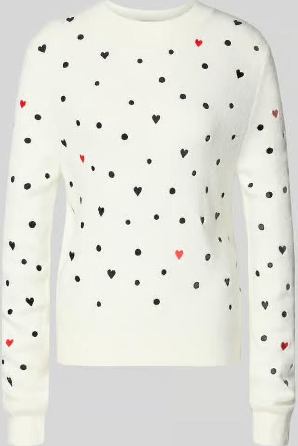 Tom Tailor Denim Regular fit gebreide pullover met borduursels - Foto 3