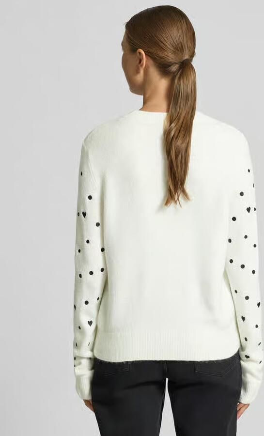 Tom Tailor Denim Regular fit gebreide pullover met borduursels