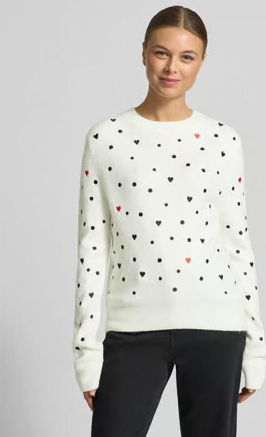 Tom Tailor Denim Regular fit gebreide pullover met borduursels - Foto 9