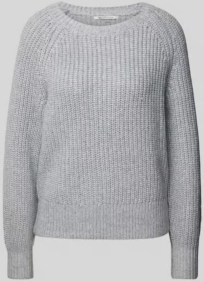 Tom Tailor Denim Regular fit gebreide pullover met lichte ballonmouwen - Foto 2