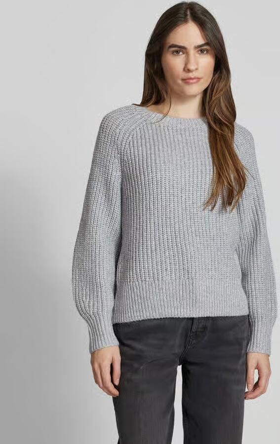 Tom Tailor Denim Regular fit gebreide pullover met lichte ballonmouwen - Foto 3