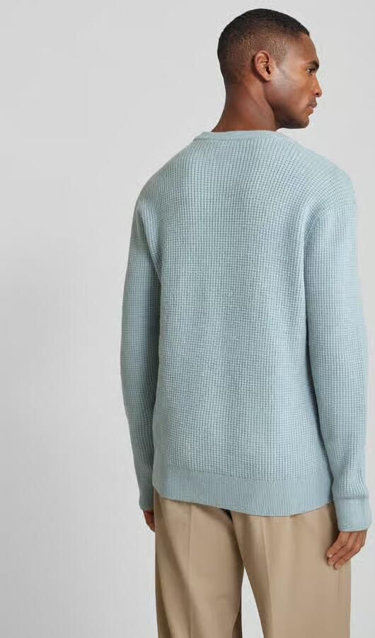 Tom Tailor Denim Regular fit gebreide pullover met wol en structuurmotief - Foto 4