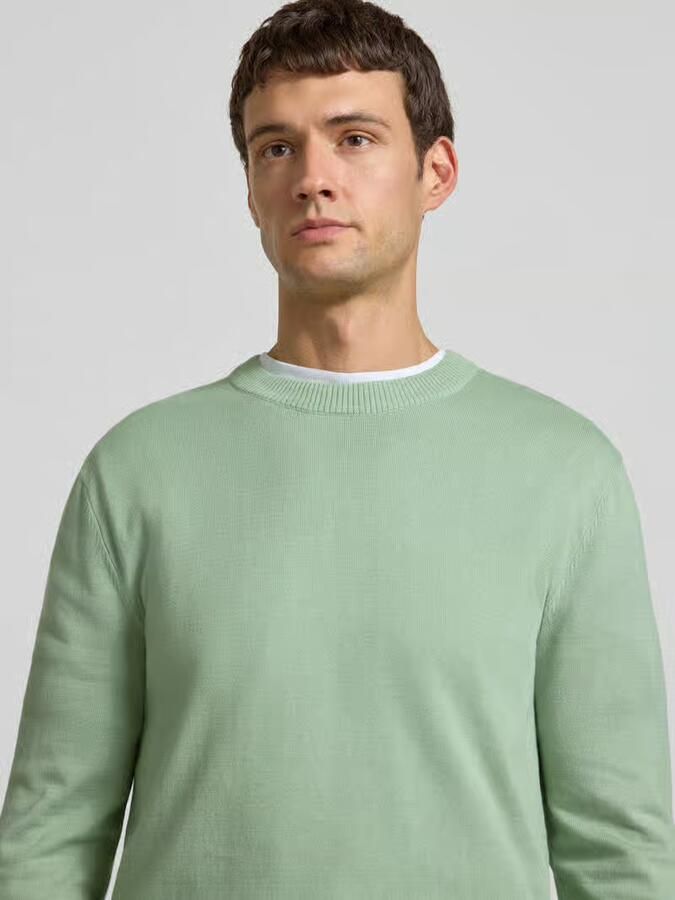 Tom Tailor Denim Regular fit gebreide pullover van katoen - Foto 5