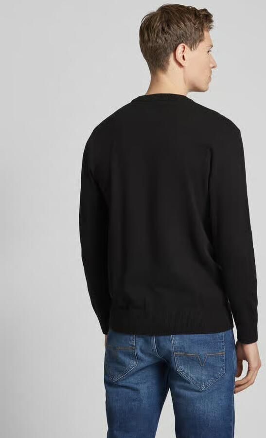 Tom Tailor Denim Regular fit gebreide pullover met ronde hals