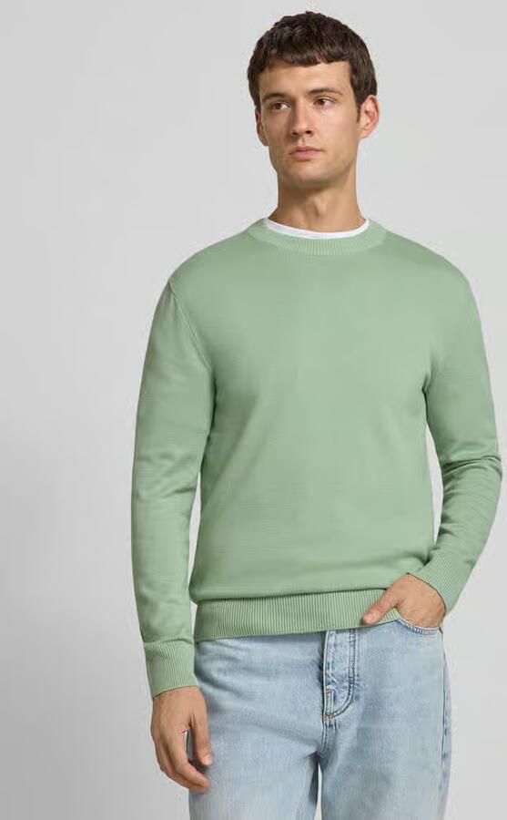 Tom Tailor Denim Regular fit gebreide pullover van katoen - Foto 8