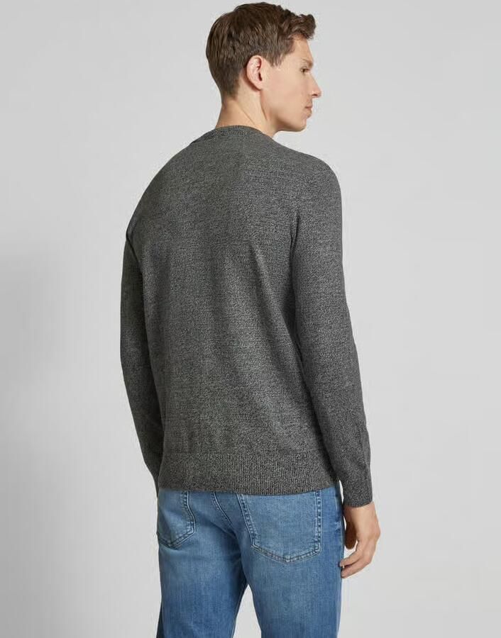 Tom Tailor Denim Regular fit gebreide pullover met ronde hals