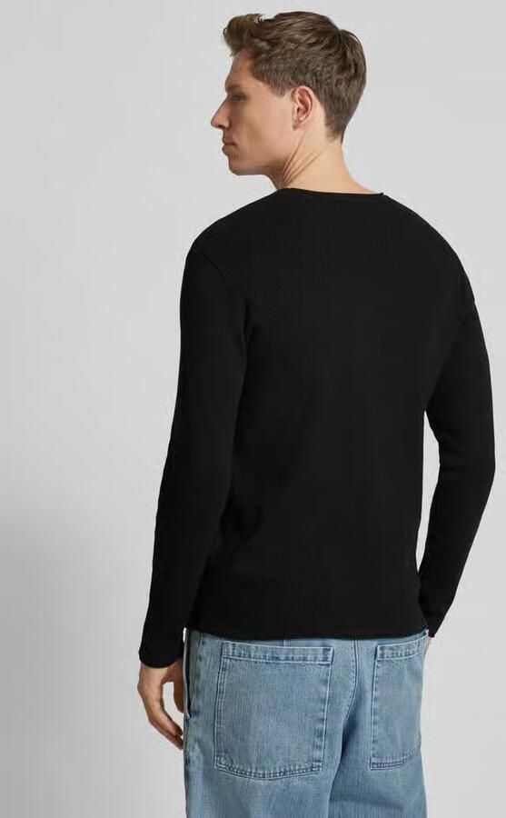 Tom Tailor Denim Regular fit pullover met structuurmotief