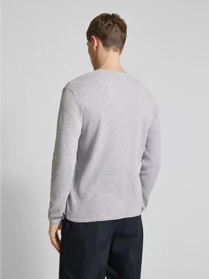 Tom Tailor Denim Regular fit gebreide pullover van katoen