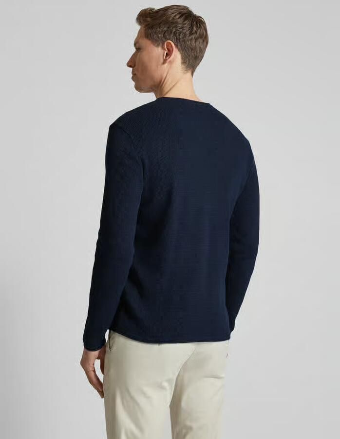 Tom Tailor Denim Regular fit gebreide pullover van katoen