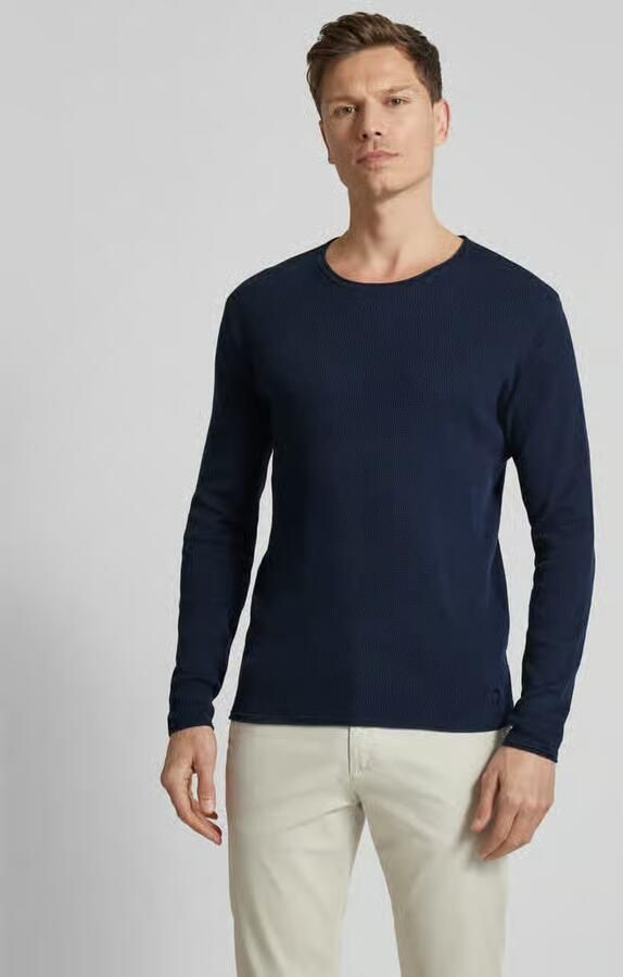 Tom Tailor Denim Regular fit gebreide pullover van katoen - Foto 2